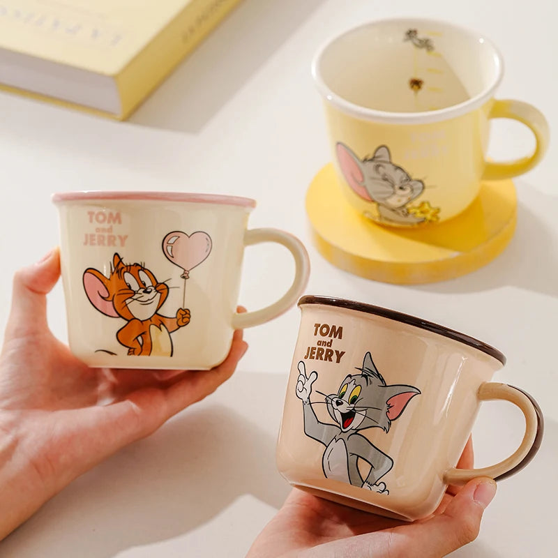 כוס קרמיקה בעיצוב Tom & Jerry